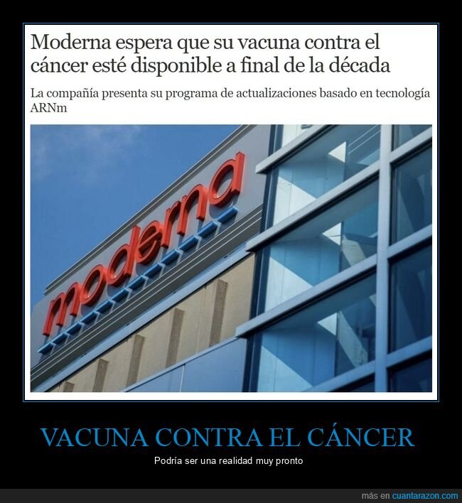 moderna,vacuna,cáncer