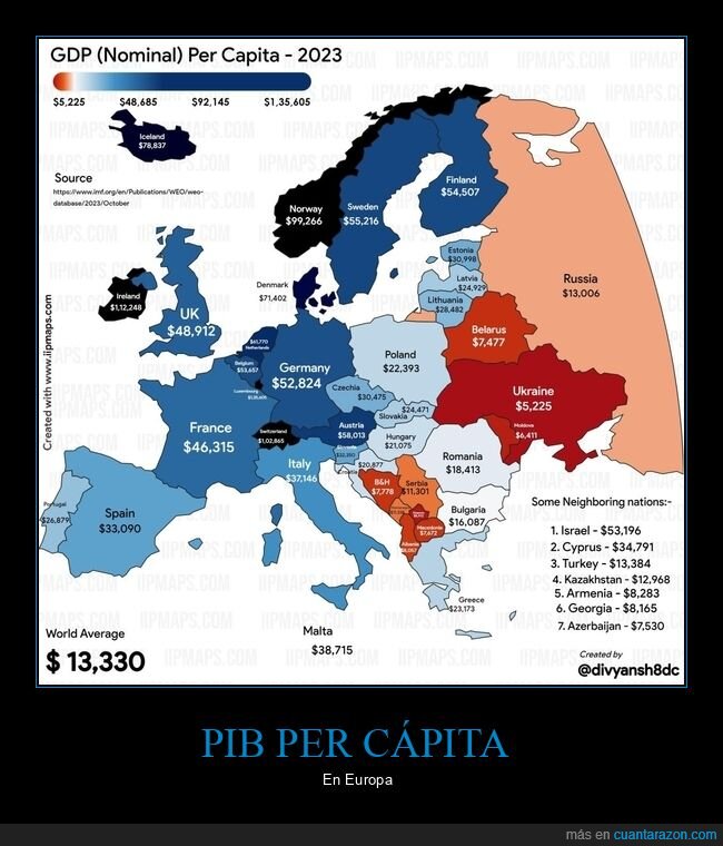 pib,europa,mapa,países