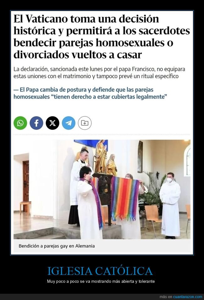 vaticano,iglesia,bendecir,parejas,homosexuales,divorciados