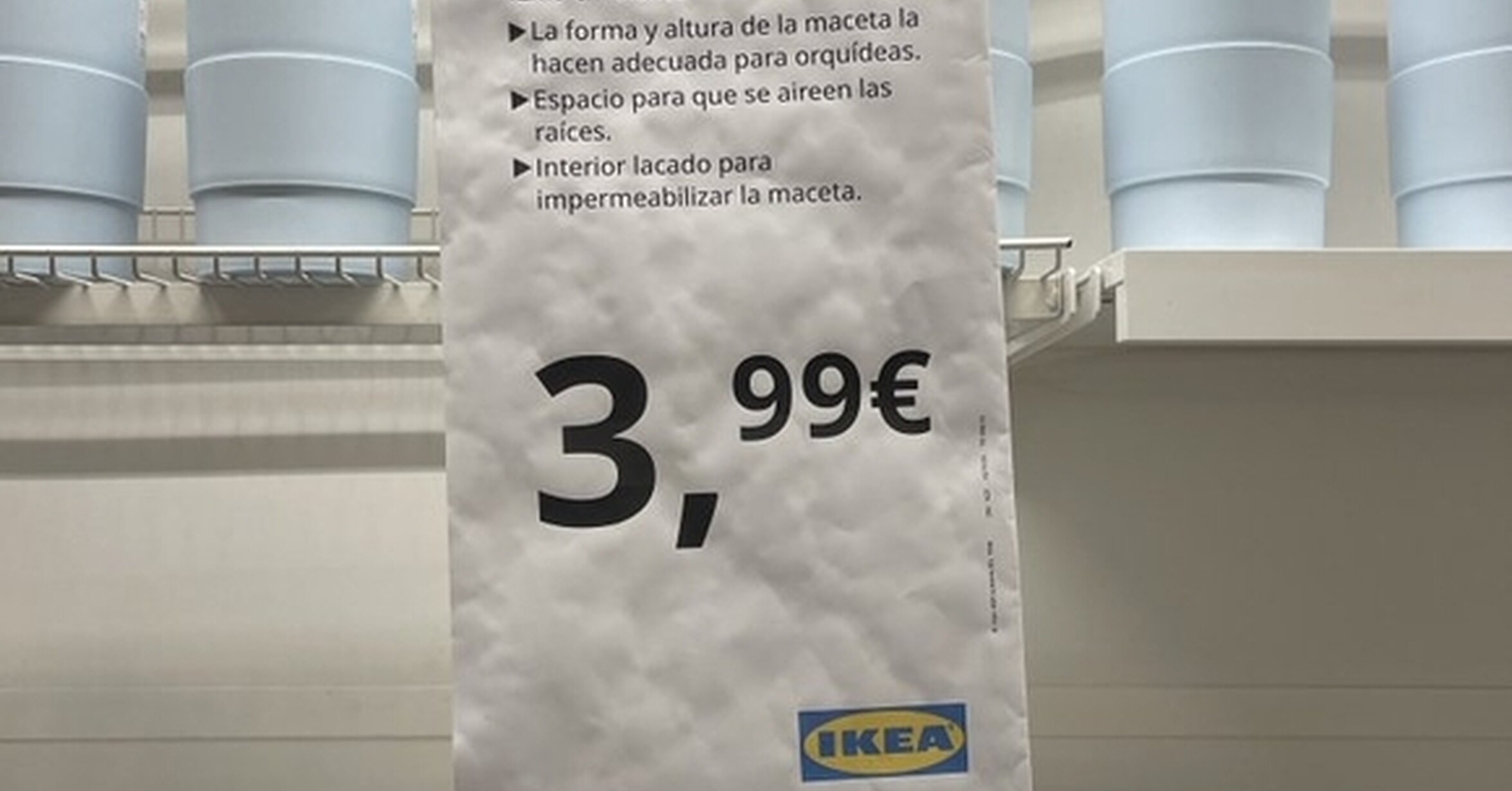PAPAJA Macetero, blanco, 12x19 cm - IKEA