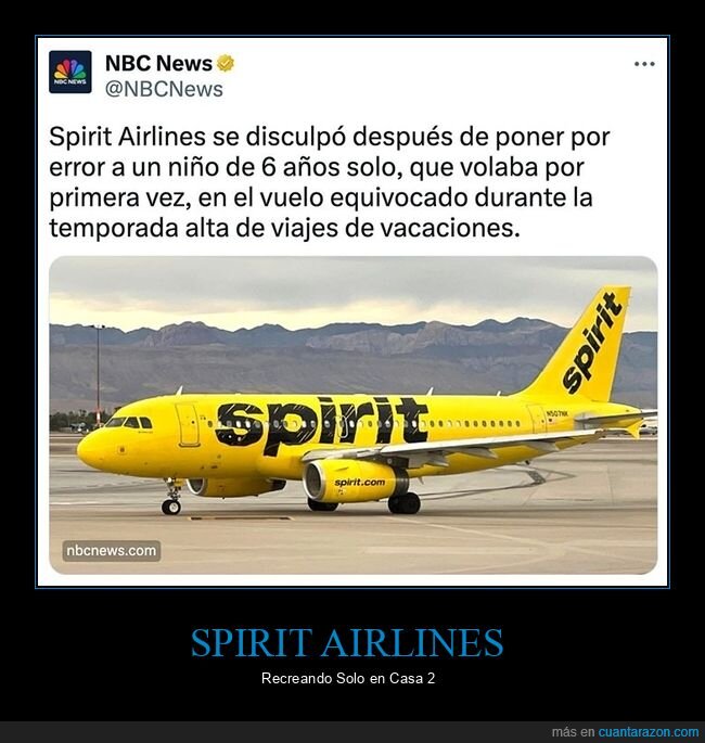 niño,solo,spirit airlines