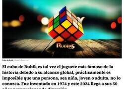 Enlace a El cubo de Rubik cumple 50 años y aquí tienes 15 curiosidades sobre el juguete más vendido del mundo