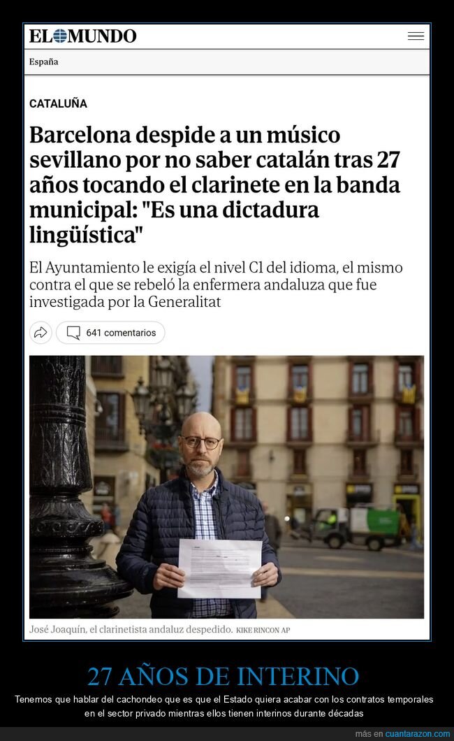 despido,músico,catalán