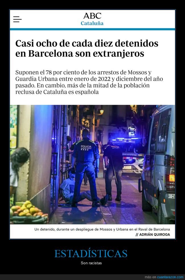 detenidos,barcelona,extranjeros