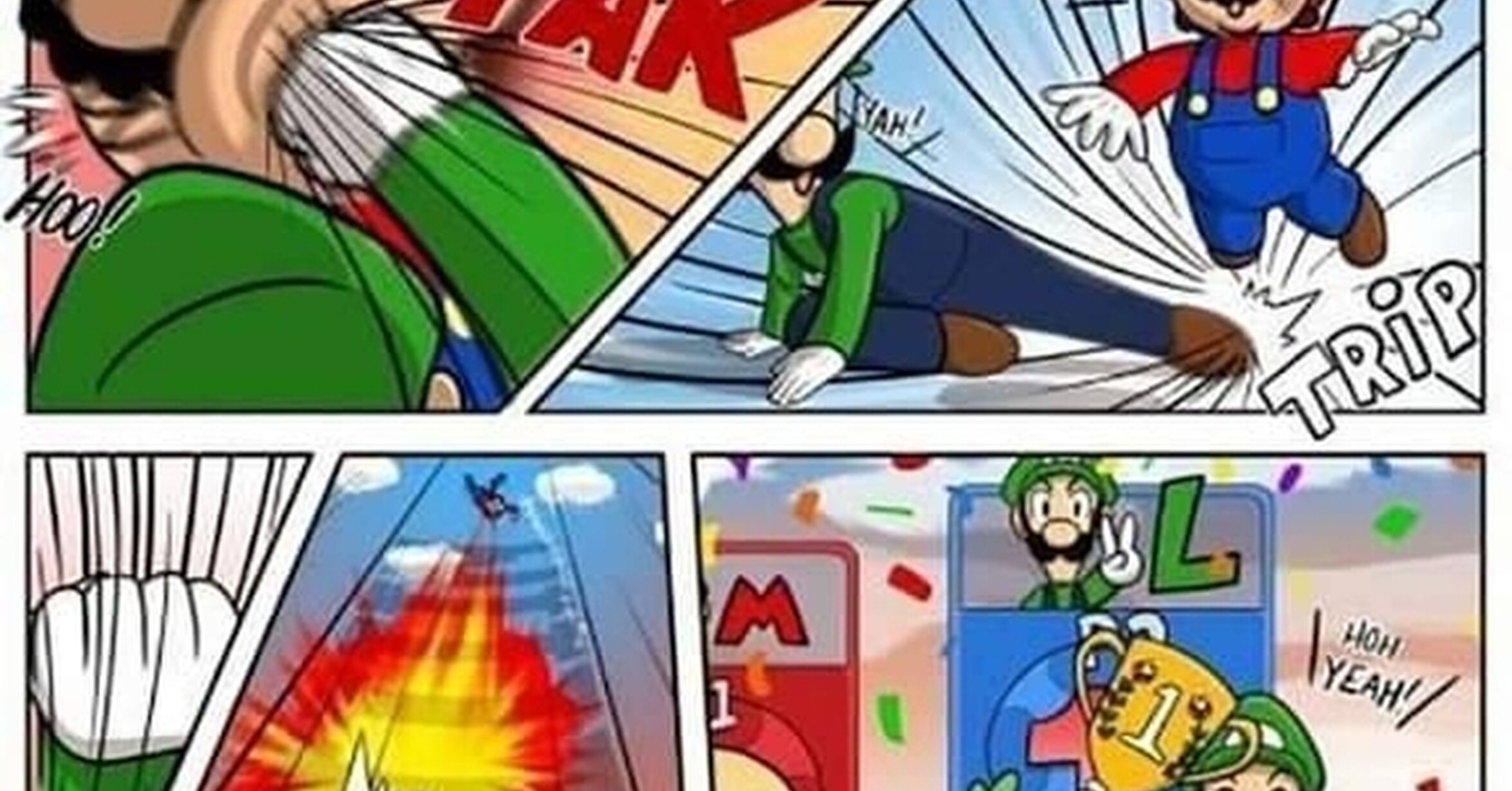 ¡Cuánta razón! / Luigi VS Mario