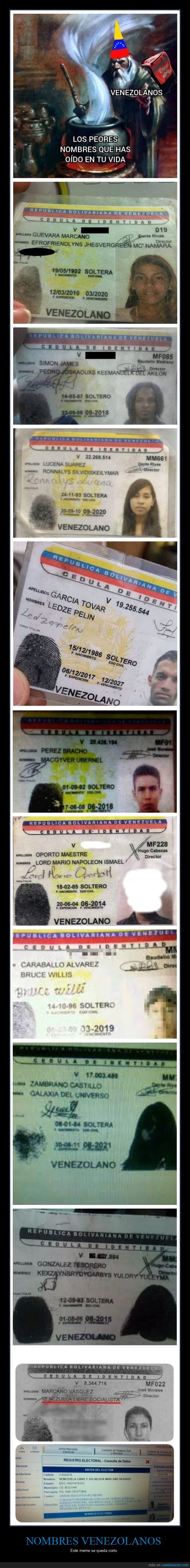 nombres,venezolanos
