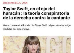 Enlace a Conspiranoicos señalan a Taylor Swift