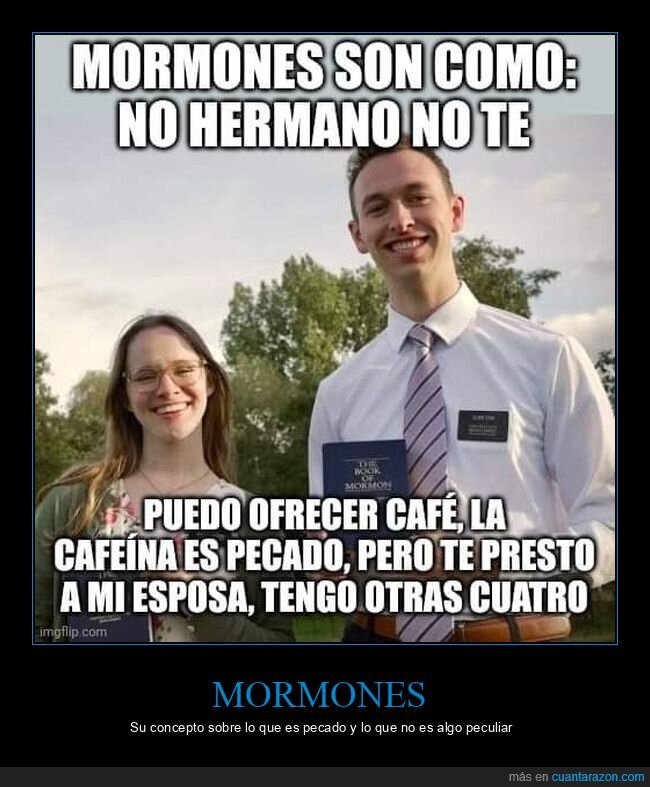 café,esposa,mormones,pecado