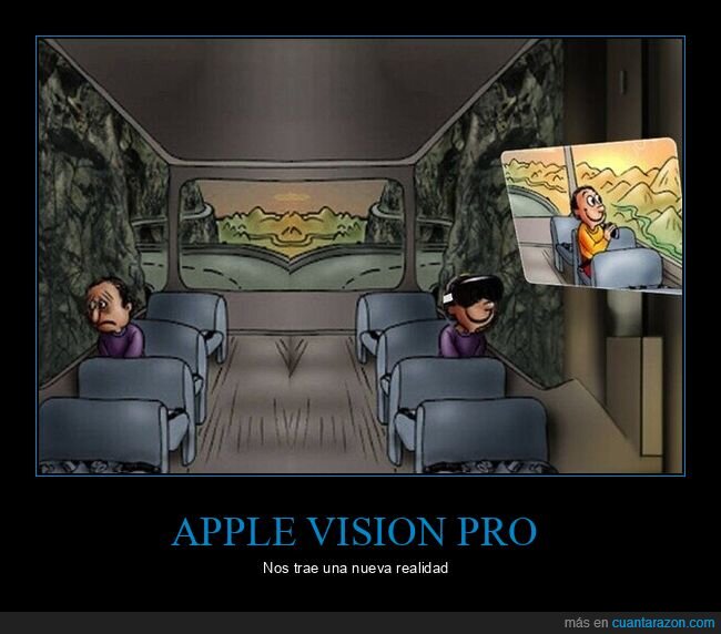 apple vision pro,autobus