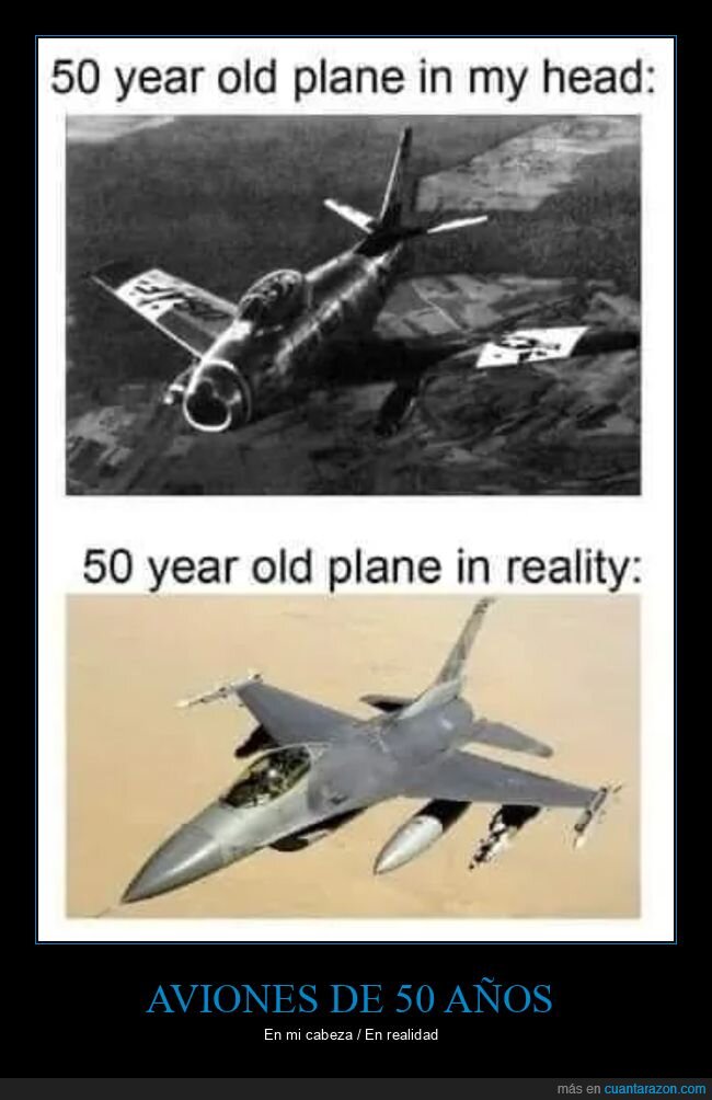 50 años,aviones,realidad