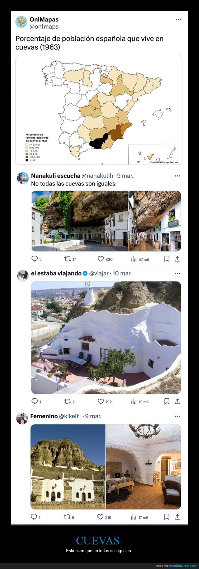 casas,cuevas,españa,mapa