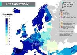 Enlace a Esperanza de vida en Europa