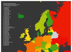Enlace a Ranking de felicidad en Europa