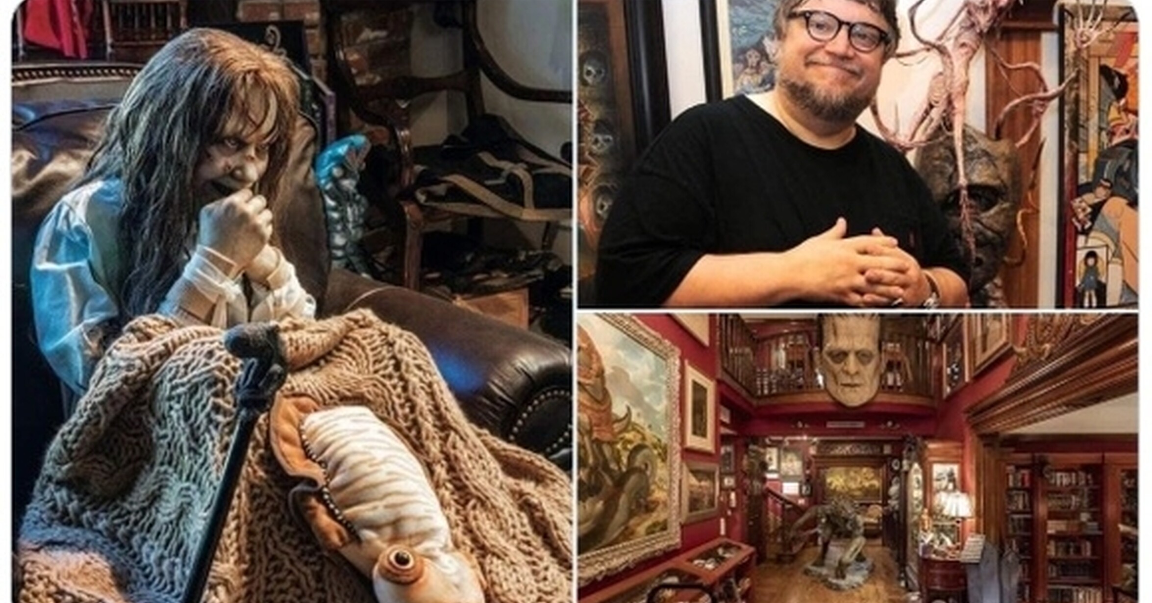 ¡Cuánta razón! / La casa museo de Guillermo del Toro está a otro nivel ...