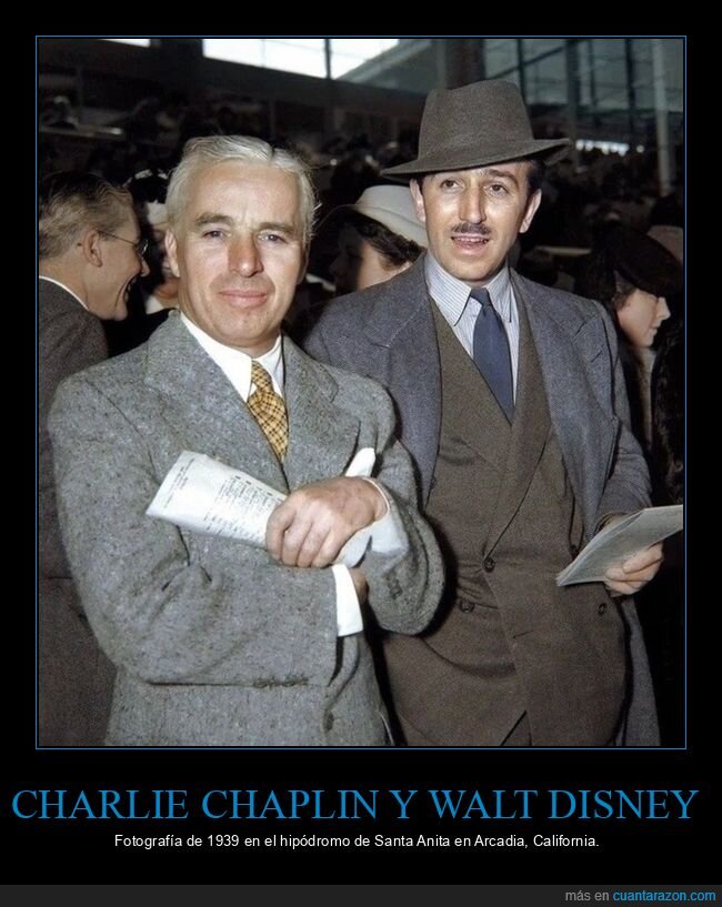 charlie chaplin,walt disney
