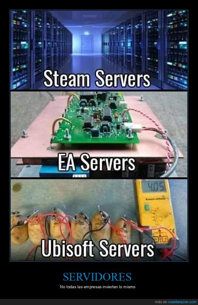 servidores,steam,ea,ubisoft
