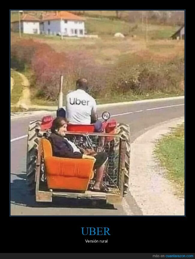 sillón,tractor,uber