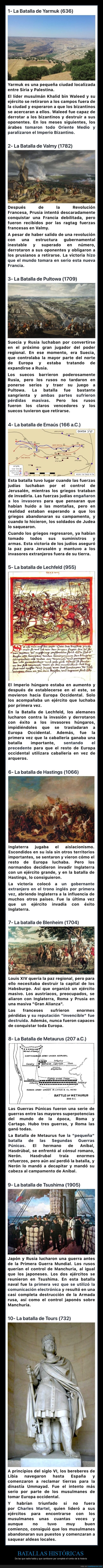 batallas históricas,historia