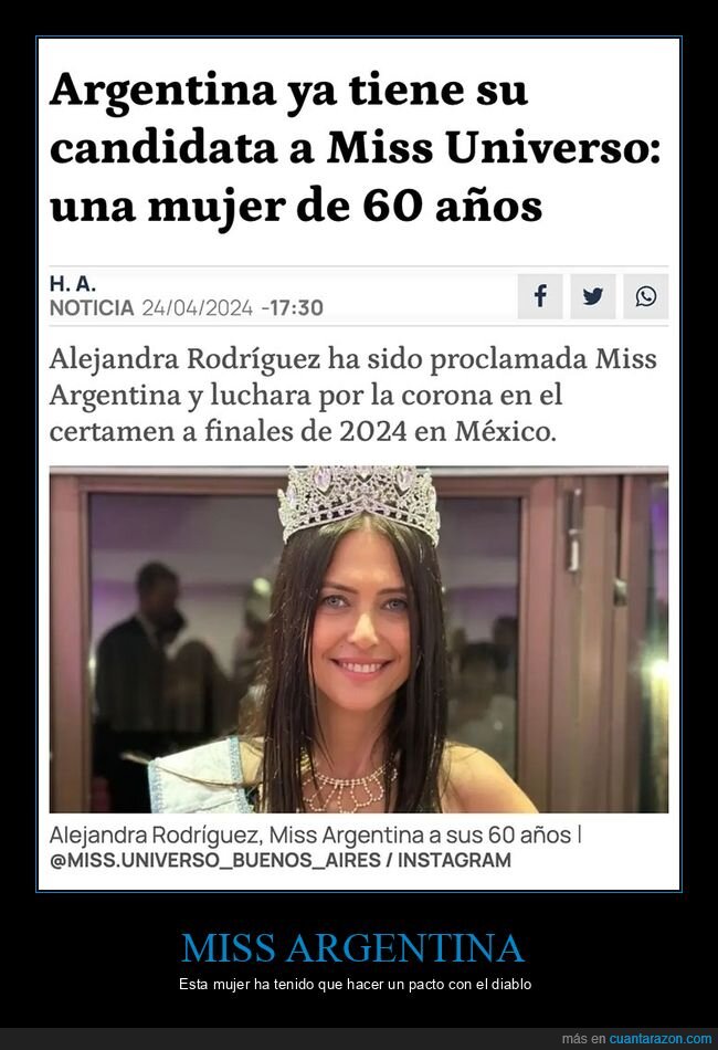 60 años,argentina,miss argentina