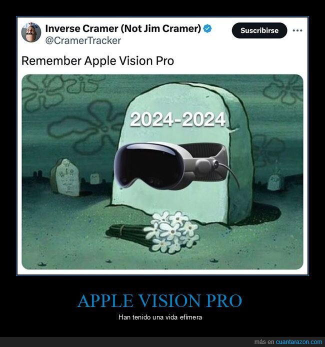 apple vision pro,muerte