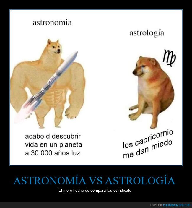 astronomía,astrología,doge y cheems