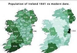Enlace a Así se ha redistribuido la población en Irlanda desde el siglo XIX