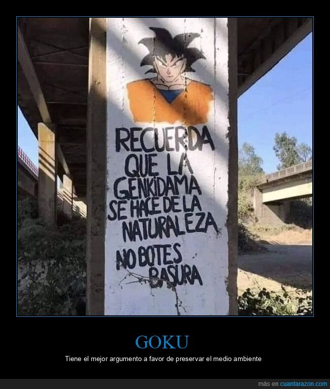 goku,tirar,basura,dragon ball