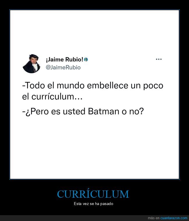 currículum,batman