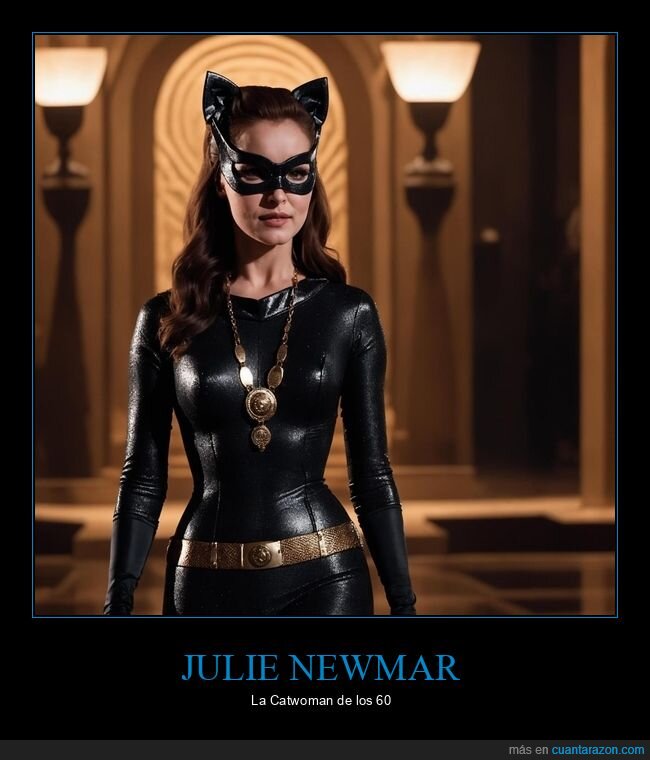 julie newmar,catwoman,años 60
