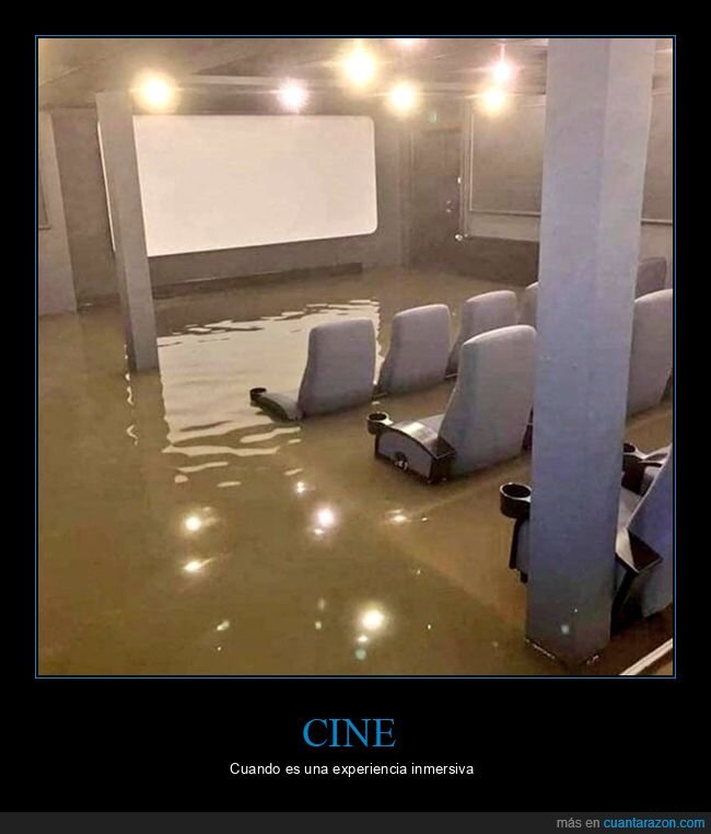 cines,inundación