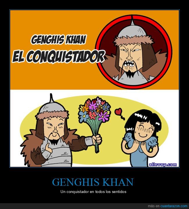genghis khan,conquistador