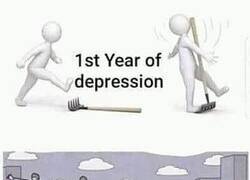 Enlace a Primer año de depresión VS Décimo año de depresión