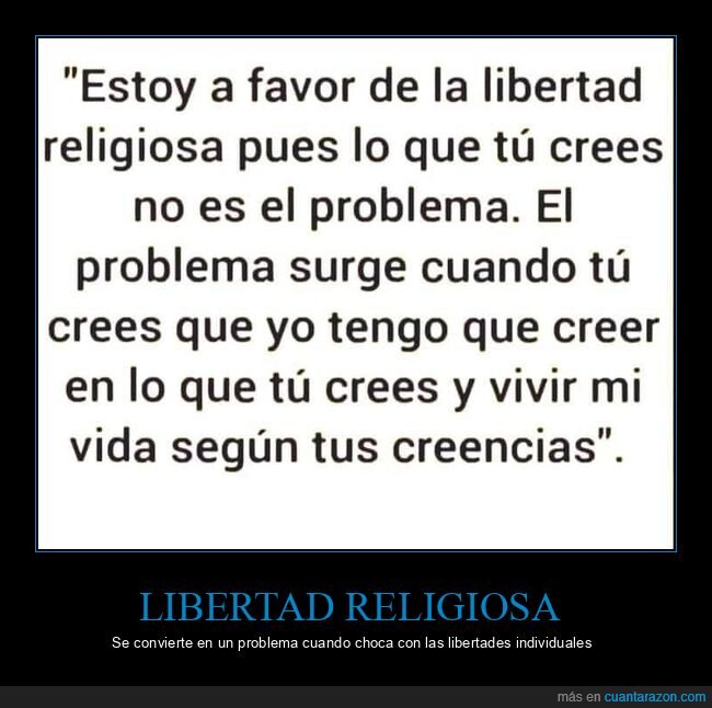 libertad religiosa,creer