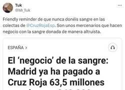 Enlace a El negocio de la sangre de Cruz Roja