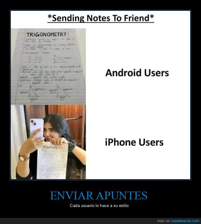 apuntes,enviar,android,iphone