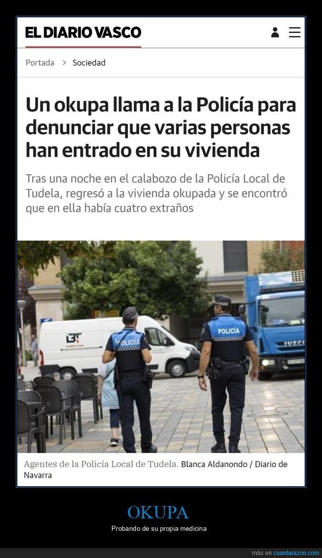 okupa,policía,entrar,casa