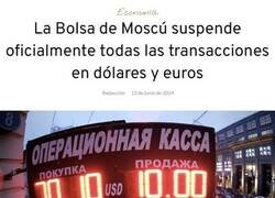 Enlace a El dólar y el euro quedan baneados de la bolsa de Moscú
