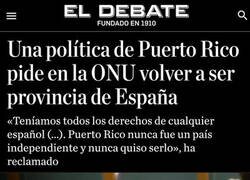 Enlace a Puerto Rico quiere volver a España