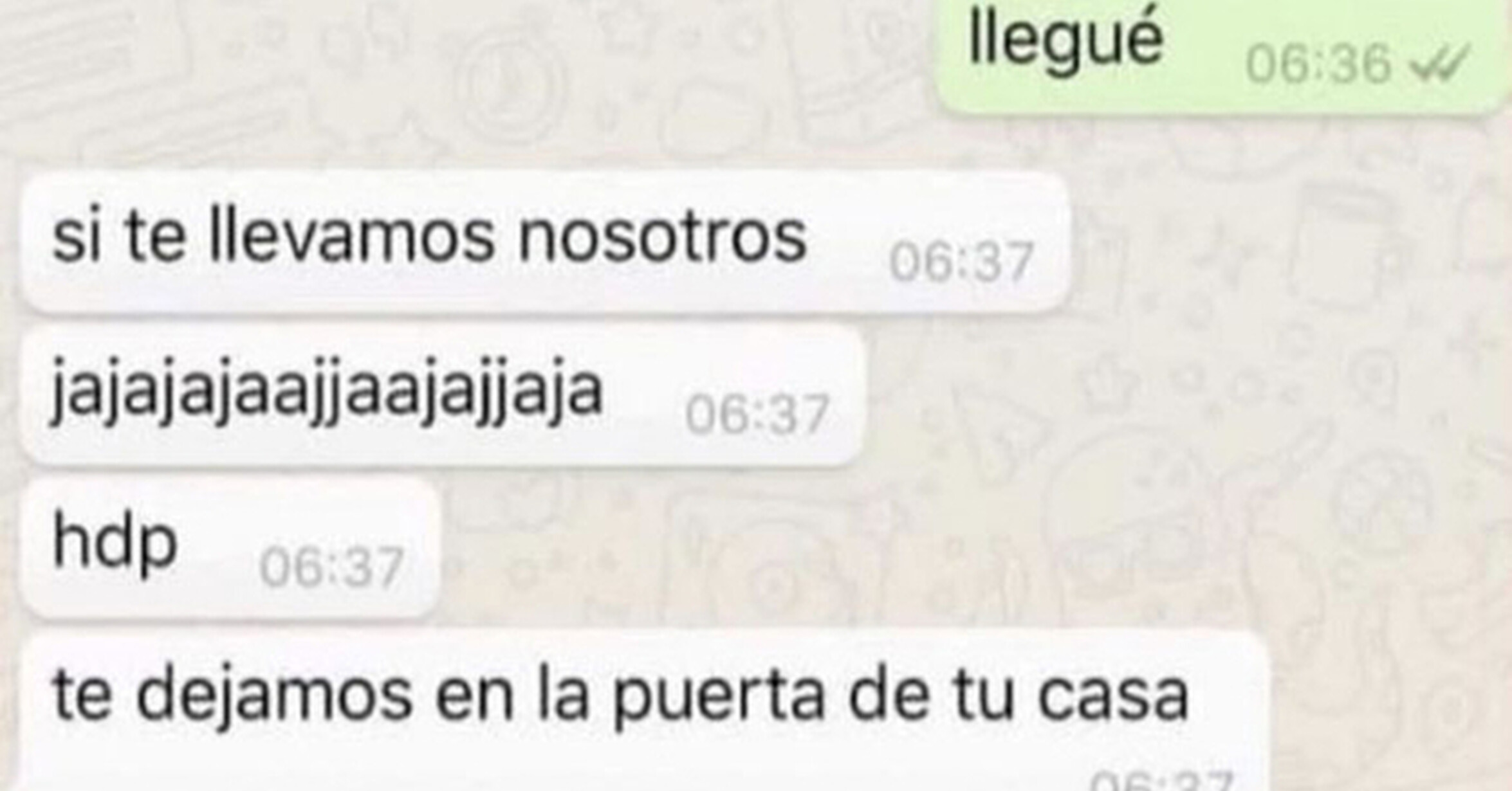¡Cuánta razón! / Gracias por avisar