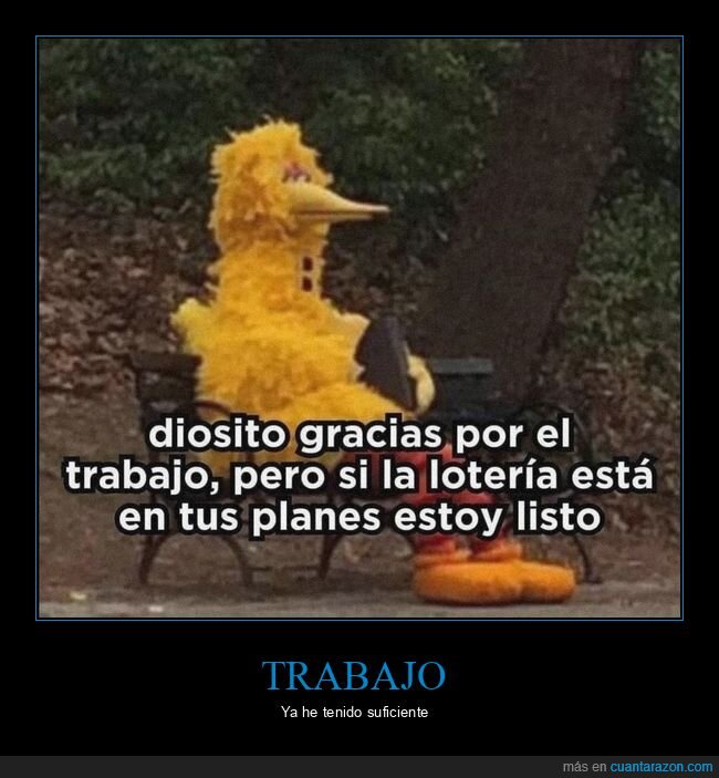 trabajo,lotería