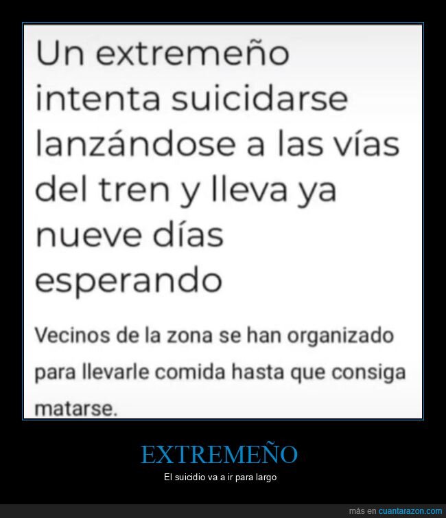 extremeño,suicidarse,tren