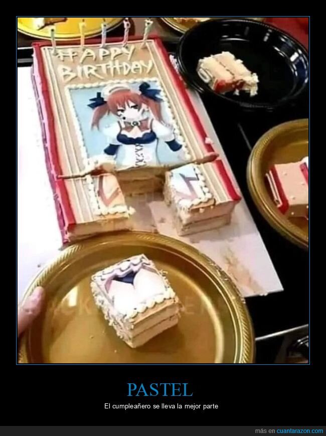 cumpleaños,tarta,otaku