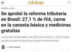 Enlace a Sube el IVA en Brasil