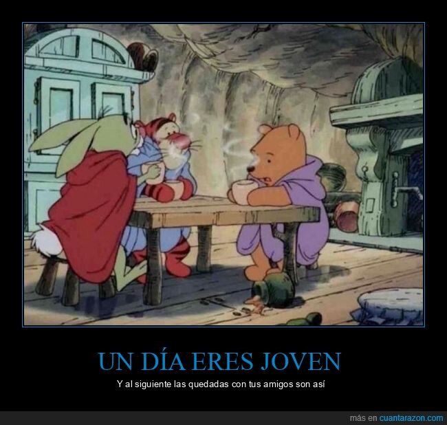 joven,quedadas,amigos,winnie the pooh