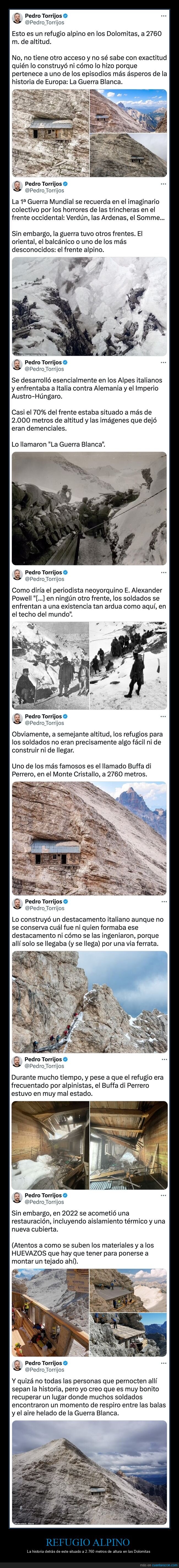 refugio,dolomitas,guerra blanca