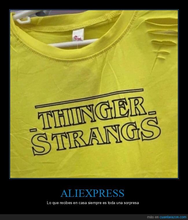 thinger strangs,stranger things,camiseta,fail