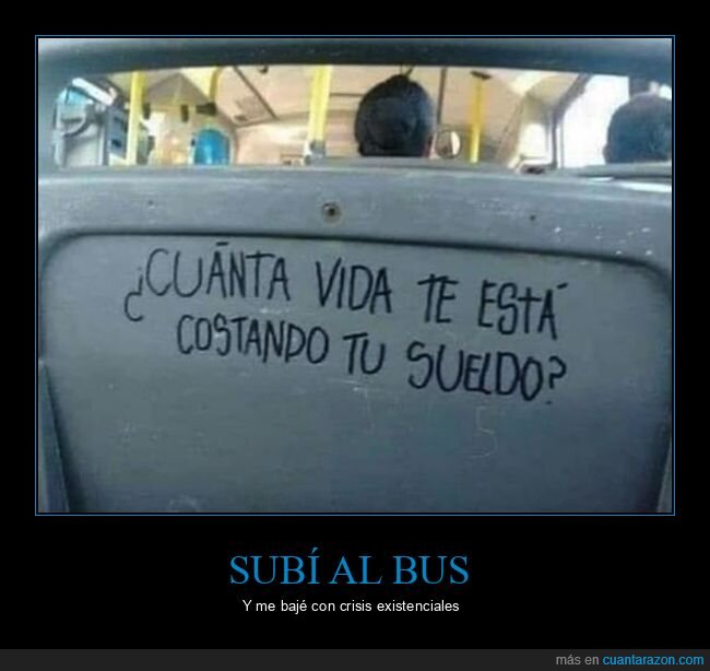 bus,dudas,existencia