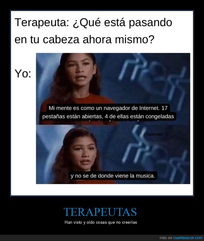 zendaya,terapeuta,cabezas,voces,navegador