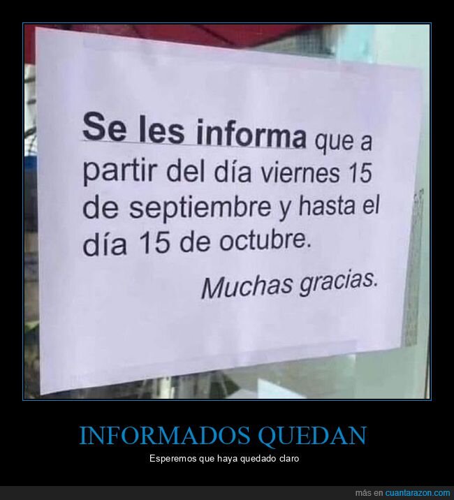 informar,nota,cartel