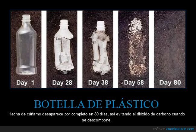 plastico,botella,desaparecer,descomponerse